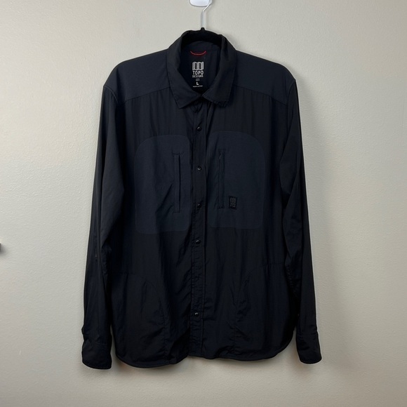 Topo Designs Breaker Shirt Jacket **Missing Front Snap - Picture 2 of 10